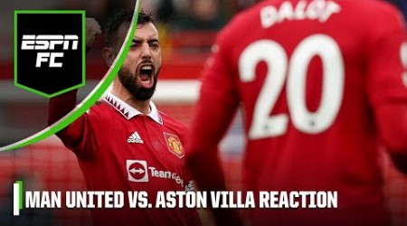 &#39;Top 4 race is OVER!&#39; Man United beat Villa to consolidate their Champions League spot | ESPN FC