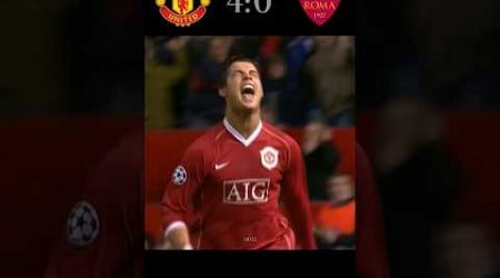 Manchester United 7-1 As Roma Leg2 UEFA Champions League 2007 Goals &amp; Highlights #shorts #football