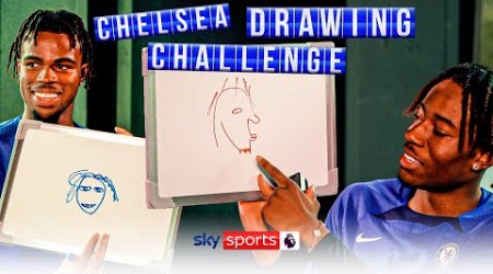 Noni Madueke and Carney Chukwuemeka take on HILARIOUS drawing challenge! ✏️