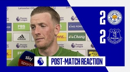 LEICESTER CITY 2-2 EVERTON | JORDAN PICKFORD&#39;S POST-MATCH REACTION!