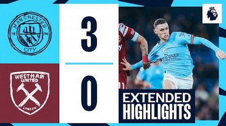 EXTENDED HIGHLIGHTS | Man City 3-0 West Ham | ANOTHER record for Haaland and 1000 goals under Pep!