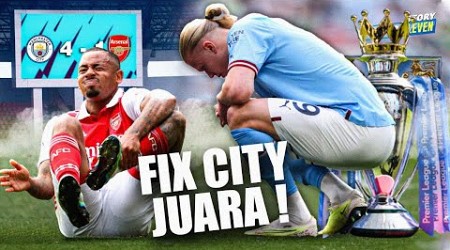 Dibantai Manchester City, Arsenal Gagal Juara?