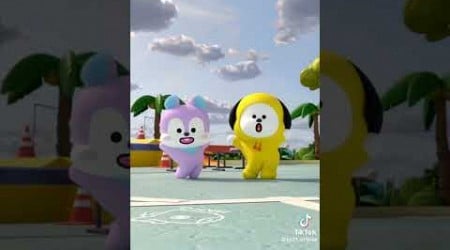 chimmy and mang also join the trend #bt21 #bts #jimin #jhope #chimmy #mang 