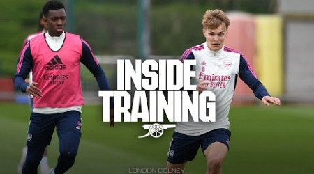 INSIDE TRAINING | Preparing for our trip to Tyneside to take on Newcastle United