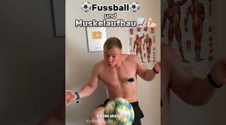 Als Fußballer Muskeln aufbauen?