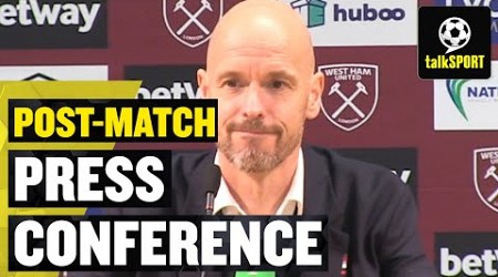 &quot;I WANT DE GEA TO STAY!&quot; Erik ten Hag reacts to Man United&#39;s 1-0 loss away at West Ham! 