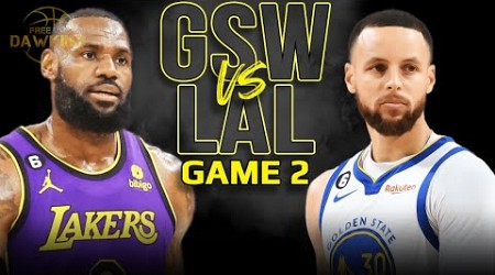 Golden State Warriors vs Los Angeles Lakers Game 2 Full Highlights | 2023 WCSF | FreeDawkins