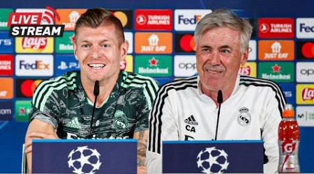 LIVE | Toni Kroos &amp; Carlo Ancelotti press conference! | Champions League