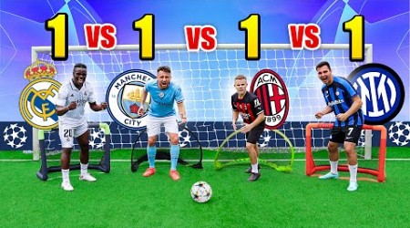 ⚽ 1 vs 1 vs 1 vs 1 SEMIFINALI DI CHAMPIONS LEAGUE - Tutti contro tutti