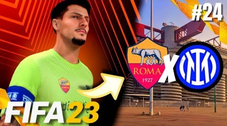 CLÁSSICO ITALIANO PELA EUROPA LEAGUE, INTER X ROMA! - Modo Carreira Jogador FIFA23 #24