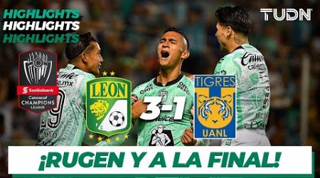 HIGHLIGHTS | León 3(4)-(3)1 Tigres | CONCACHAMPIONS 2023 - Semis | TUDN