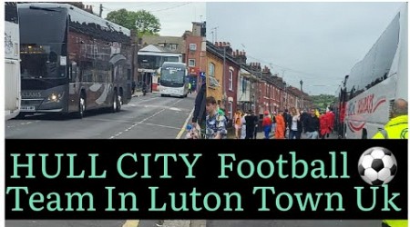 Hull City Football Team Arrived At Kenilworth Road Stadium | Luton Town vs Hull City