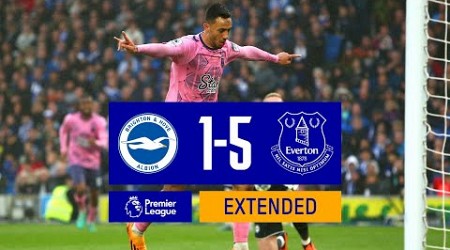 EXTENDED HIGHLIGHTS: BRIGHTON 1-5 EVERTON