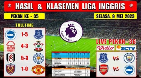 Hasil Liga Inggris Tadi Malam ~ BRIGHTON vs EVERTON ~ FULHAM vs LEICESTER ~ EPL 2023 Pekan Ke 35