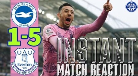 Brighton And Hove Albion 1-5 Everton | Instant Match Reaction