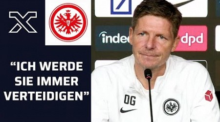 Glasner entschuldigt sich bei Journalist für Wut-Rede | Eintracht Frankfurt