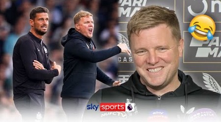 Eddie Howe has seen the memes 