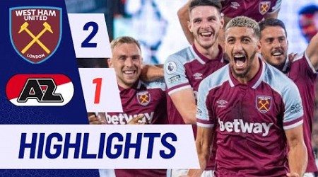 West Ham VS AZ Alkmaar 2-1 Europa League Highlights All goals HD 2023