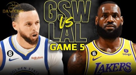 Golden State Warriors vs Los Angeles Lakers Game 5 Full Highlights | 2023 WCSF | FreeDawkins