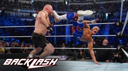 Cody Rhodes vs. Brock Lesnar: WWE Backlash 2023 highlights