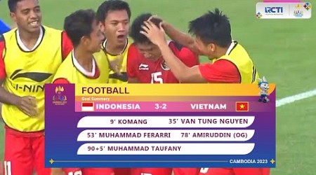 HIGHLIGHT INDONESIA 3 VS 2 VIETNAM| SEMIFINAL 32nd SEAGAMES CAMBODIA 2023 #seagames2023 #seagames