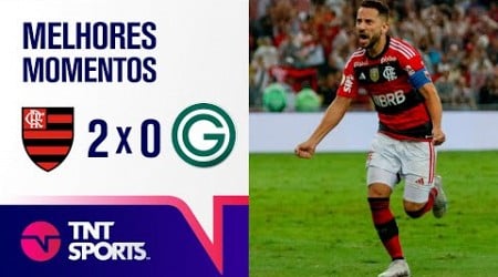 ÉVERTON RIBEIRO DESENCANTA COM GOLAÇO DE LETRA, PEDRO MARCA E FLA SAI DO Z4 | FLAMENGO 2X0 GOIÁS