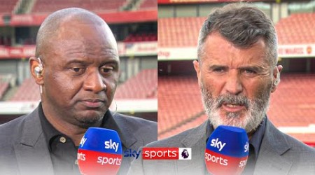 Vieira &amp; Keane react to BRUTAL Arsenal defeat | Arsenal 0-3 Brighton