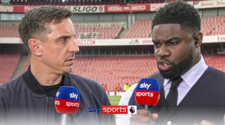 Gary Neville &amp; Micah CLASH over the impact of Saliba&#39;s absence