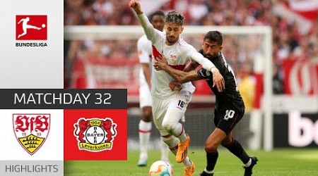 Two Penalties For a Draw | VfB Stuttgart - Leverkusen 1-1 | Highlights | MD 32 – Bundesliga 2022/23