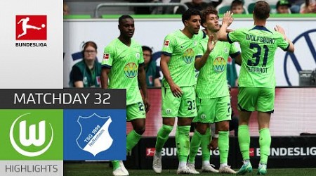 VfL Wolfsburg - TSG Hoffenheim 2-1 | Highlights | Matchday 32 – Bundesliga 2022/23