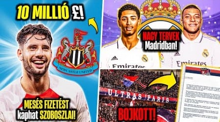 ELKÉPESZTŐ FIZETÉST adna SZOBOSZLAINAK a NEWCASTLE! Real: Bellingham mellett MBAPPÉ is érkezhet?