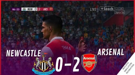 NEWCASTLE vs. ARSENAL [0-2] • MATCH HIGHLIGHTS | VideoGame Simulation &amp; Recreation