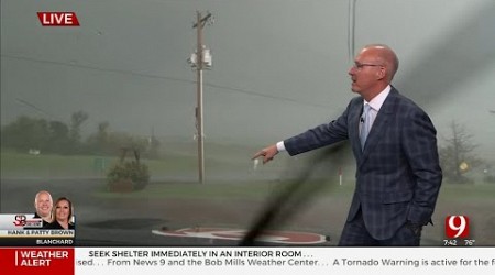 &#39;We Are In The Tornado&#39;: News 9 Tracks Tornado Development Near Newcastle