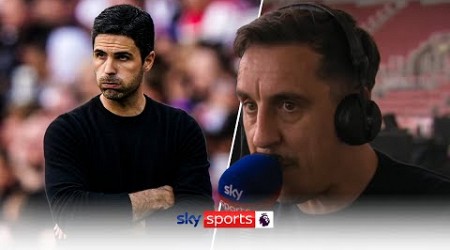 &quot;I always doubted their experience to cope at the end&quot; | Gary Neville on Arsenal&#39;s late season form