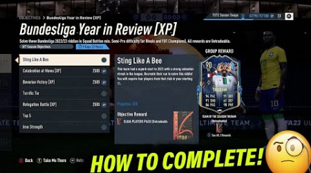 How To Complete Bundesliga Year in Review [XP] Objective on Fifa 23 Ultimate Team