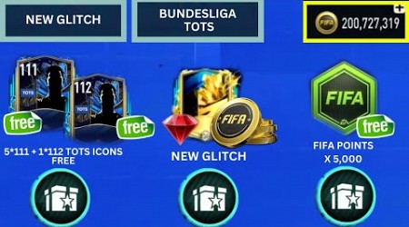 NEW GLITCH !!! FREE 5K FIFA POINTS | UTOTS PREPERATION TRICKS | BUNDESLIGA TOTS | FIFA MOBILE