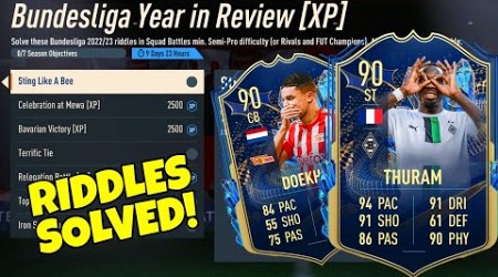 *RIDDLES SOLVED* HOW TO COMPLETE BUNDESLIGA YEAR IN REVIEW OBJECTIVES! - FIFA 23 Ultimate Team