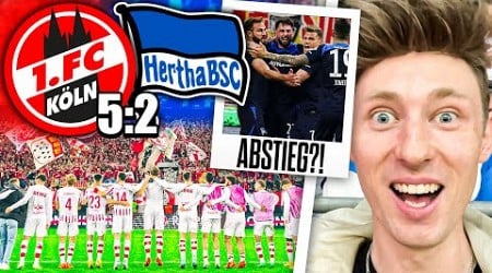 1. FC Köln - Hertha BSC Berlin 5:2 Highlights &amp; Tore | Bundesliga, 32.Spieltag Stadionvlog