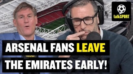 Is it POOR from Arsenal fans to LEAVE the Emirates early? 