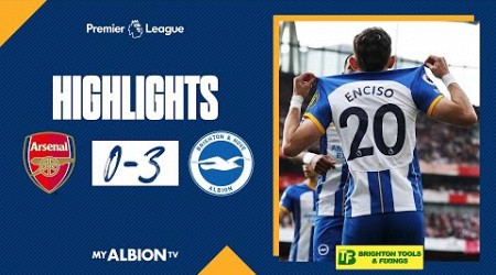 PL Highlights: Arsenal 0 Albion 3