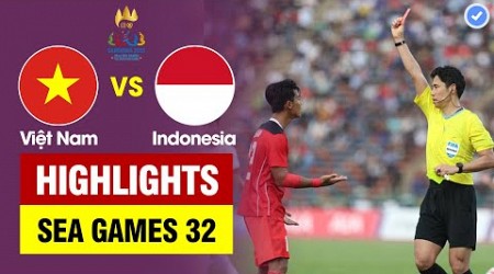 Highlights Việt Nam vs Indonesia | Sao Indo chơi xấu nhận thẻ đỏ - Xử lý đẳng cấp kết liễu phút cuối