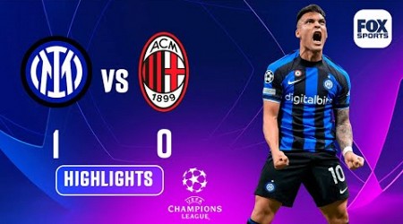 Inter 1 (Lautaro Martínez) - Milan 0 | Resumen Semifinal Champions League.