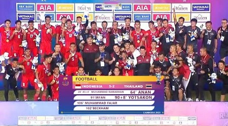 JUARA INDONESIA (5) vs (2) THAILAND | FINAL 32nd SEA GAMES CAMBODIA 2023 FULL HIGHLIGHT