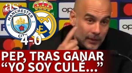 GUARDIOLA, TRAS GOLEAR AL REAL MADRID: &quot;SOY DEL BARÇA Y...&quot; | MANCHESTER CITY 4 - REAL MADRID 0 | AS