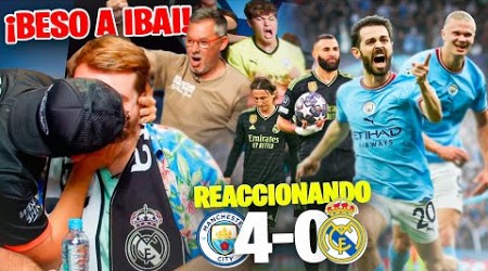 REACCIÓN al MANCHESTER CITY 4 - 0 REAL MADRID *BESO a IBAI de la EMOCIÓN*