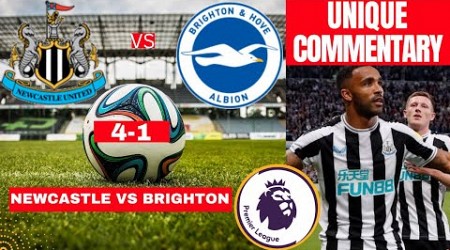 Newcastle vs Brighton 4-1 Live Stream Premier league Football EPL Match Commentary Score Highlights