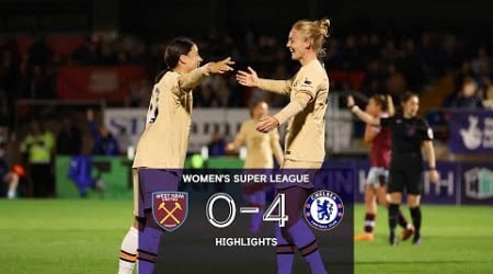 West Ham Women v Chelsea Women (0-4) | Highlights | WSL 22/23