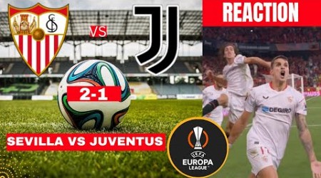 Sevilla vs Juventus 2-1 Live Stream Europa league Football Match UEFA UEL Commentary Highlights 2023