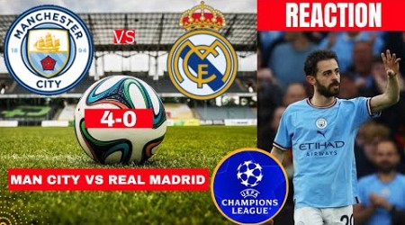 Man City vs Real Madrid 4-0 Live Stream Champions League Football Match UCL Commentary Highlights