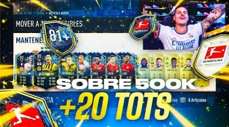 ME TOCAN +20 TOTS EN LAS MEJORAS BUNDESLIGA Y SOBRES DE 500K!! | FIFA 23